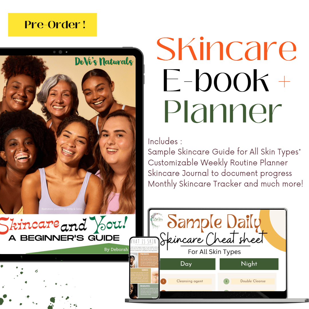 DeVi's Naturals **PRE-ORDER**SKINCARE AND YOU E-BOOK