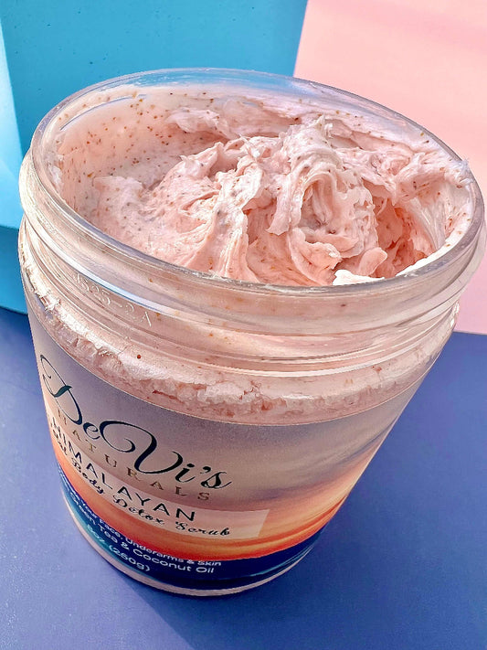 DeVi's Naturals Total Body Detox Scrub with Himalayan Salt